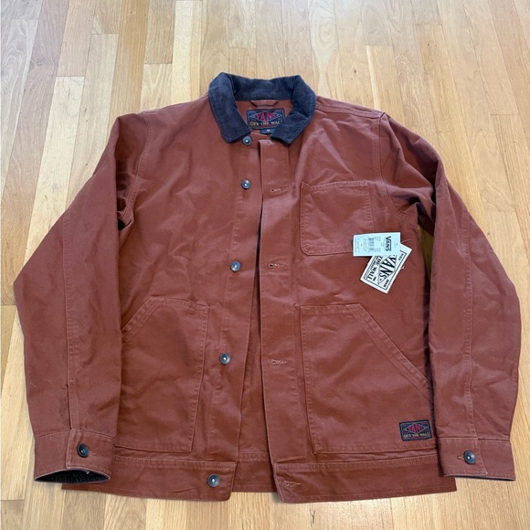 Vintage NWT Rare Vans  Drill Chore Canvas Jacket in the Tortoise Shell Men's M - Picture 4 of 9